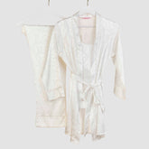 Basic satin pj - 3 pcs